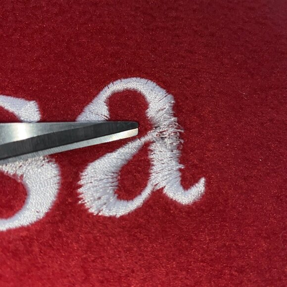 Pottery Barn Kids Alyssa Large Red Fleece Santa Bag Sack Christmas Stocking - Picture 10 of 16